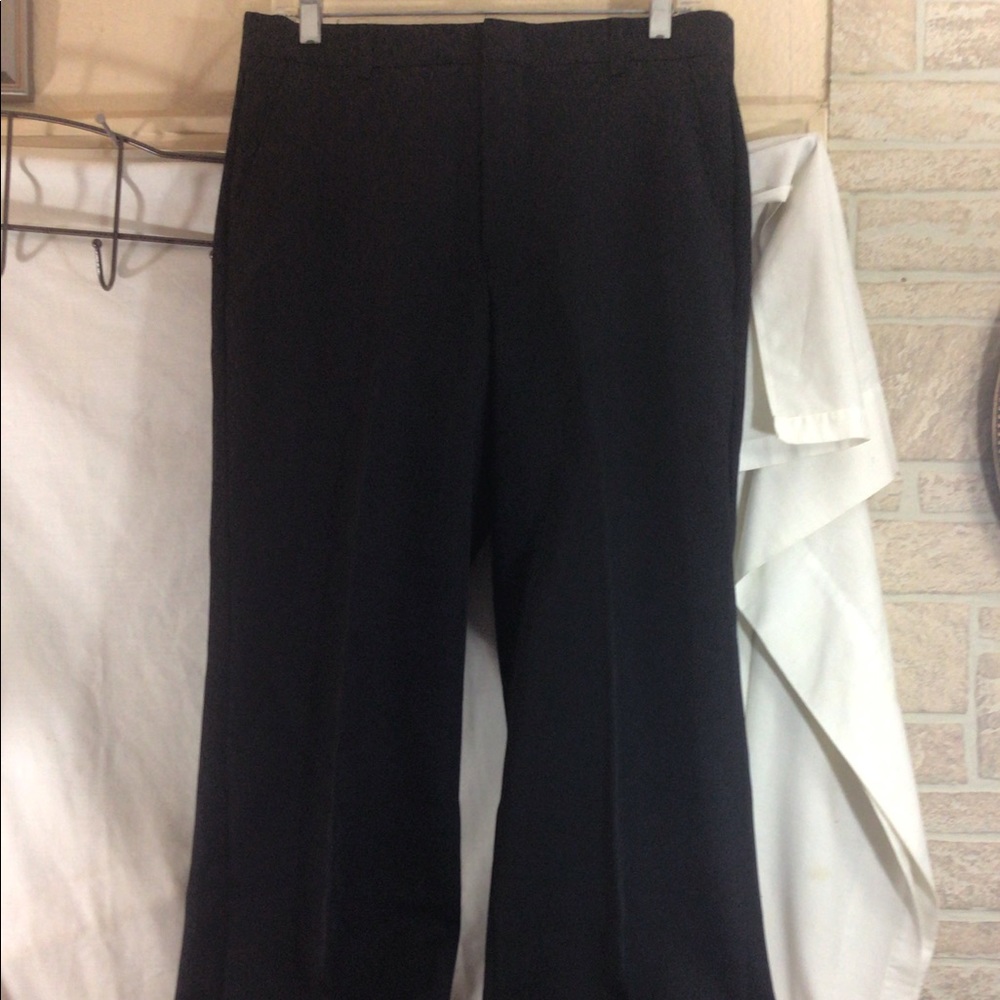 Mens Sz 32 x 31 Black Dress Pants Comfort Action